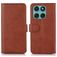 Mobigear Wallet Motorola Edge 60 Fusion Hülle Klapphülle Geldbörse - Braun
