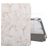 Mobigear Tri-Fold Marble iPad 9 (2021) Hülle Klapphülle + Stifthalter - Weiß