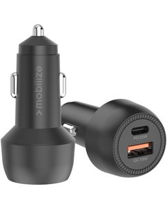 Mobilize Dual USB / USB-C Auto Ladegerät Power Delivery 48W - Schwarz