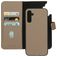 Mobiparts Samsung Galaxy A14 Hülle Echtes Leder Abnehmbare 2in1 Klapphülle Geldbörse - Taupe