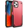 Mobigear Slim Armor iPhone 12 Pro Max Hülle Hardcase Backcover Stoßfest - Rot