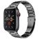 Mobigear Lissabon Edelstahl Apple Watch Armband Faltschließe - 49/46/45/44 mm - Space Grau