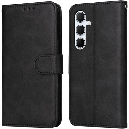Mobigear Wallet Samsung Galaxy A36 Hülle Klapphülle Geldbörse - Schwarz