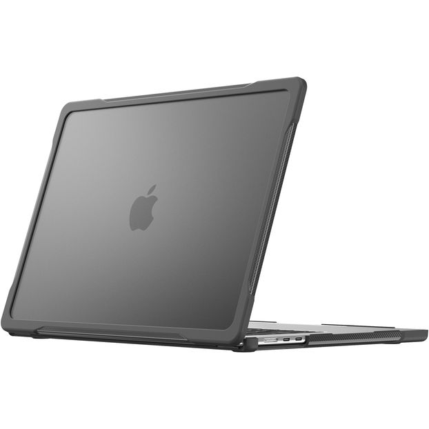 BlueSwan Hülle Für MacBook Air 15 Zoll M4/M3/M2 - Ultradünne Matt Schutzhülle In Schwarz