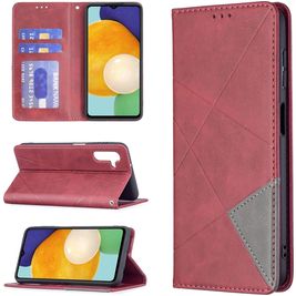 Mobigear Rhombus Slim Samsung Galaxy A13 5G Hülle Klapphülle - Rot Mobigear Rhombus Slim Samsung Galaxy A13 5G Hülle Klapphülle - Rot