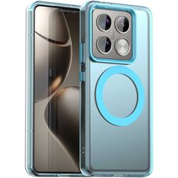 Mobigear Shockproof Xiaomi 14T Pro MagSafe Hülle Hardcase Backcover - Blau