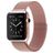 Mobigear Loop Milanaise Apple Watch Armband Magnetverschluss - 49/46/45/44 mm - Roségold