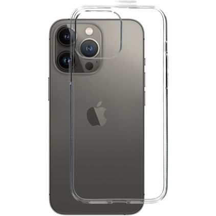 Mobiparts Classic Transparent iPhone 13 Pro Max TPU (flexibel) Backcover - Transparent