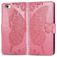Mobigear Butterfly iPhone 7 Hülle Klapphülle Geldbörse - Pink
