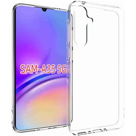 Mobigear Basics Durchsichtig Samsung Galaxy A35 Hülle Flexibles TPU Backcover - Transparent