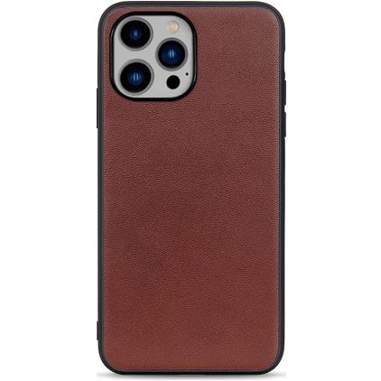 Mobigear Excellent iPhone 14 Plus Hülle Hardcase Backcover - Braun