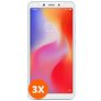 Mobigear Xiaomi Redmi 6A Panzerglas Gehärtetes Glas Displayschutz - Hüllenfreundlich (3er Pack)
