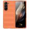 Mobigear Bumpy Samsung Galaxy Z Fold 5 Hülle Flexibles TPU Backcover - Orange