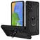 Mobigear Armor Ring Samsung Galaxy A73 Hülle Hardcase Backcover Stoßfest mit Ringhalter - Schwarz