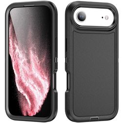 Mobigear Rugged iPhone Air Hülle Hardcase Backcover Stoßfest - Schwarz