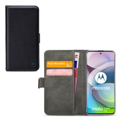 Mobilize Classic Gelly Wallet Motorola Moto G 5G Hülle Klapphülle Geldbörse - Schwarz