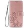 Mobigear Clover Samsung Galaxy A32 4G Hülle Klapphülle Geldbörse - Roségold
