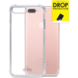 My Style Protective Flex Durchsichtig iPhone 8 Plus Hülle Flexibles TPU Backcover Stoßfest - Transparent