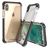 Mobigear Crystal iPhone X Hülle Hardcase Backcover - Schwarz / Transparent