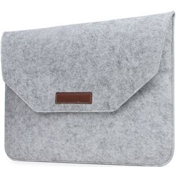 Mobigear Envelope Filz Laptop Sleeve 15 - 16 Zoll Laptop Hülle - Grau