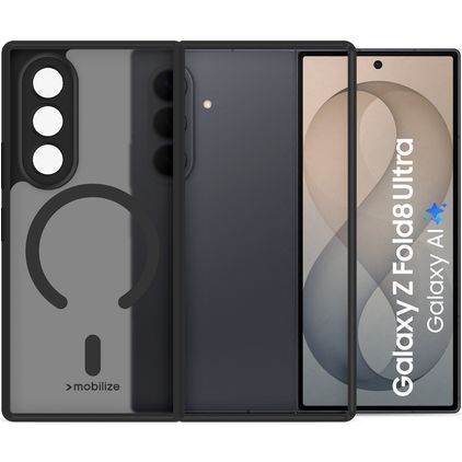 Mobilize Hybrid Samsung Galaxy Z Fold 8 Ultra MagSafe Hardcase Backcover Shockproof - Schwarz
