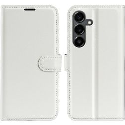Mobigear Classic Samsung Galaxy S25 FE Klapphülle Portemonnaie - Weiß
