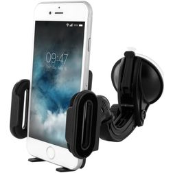 Mobiparts Autohalterung Saugnapf Klemme Universal - Schwarz