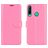 Mobigear Classic Huawei P40 Lite E Hülle Klapphülle Geldbörse - Magenta