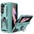 Mobigear Armor Ring Samsung Galaxy Z Fold 5 Hardcase Backcover Shockproof mit Ringhalter - Grün