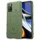 Mobigear Rugged Shield POCO X4 Pro 5G Hülle Flexibles TPU Backcover Stoßfest - Grün