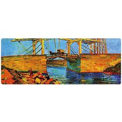 Mobigear Anti-Slip Mauspad - 40 x 90 CM - The Langlois Bridge at Arles