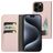 Mobiparts Classic Wallet iPhone 15 Pro Max Hülle Klapphülle Geldbörse - Pink