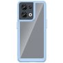 Mobigear Crystal OPPO Reno 8 5G Hülle Hardcase Backcover - Transparent / Blau