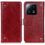 Mobigear Ranch Xiaomi 13 Hülle Klapphülle Geldbörse - Weinrot