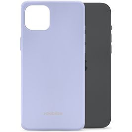 Mobilize Rubber Gelly iPhone 15 Plus Hülle Flexibles TPU Backcover - Pastel Purple