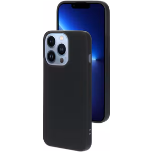 Mobiparts iPhone 13 Pro Silikon Hülle Backcover - Schwarz