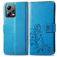 Mobigear Clover POCO X5 Hülle Klapphülle Geldbörse - Blau