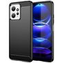 Mobigear Brushed Xiaomi Redmi Note 12 Hülle Flexibles TPU Backcover - Schwarz