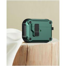 Mobigear Armor Clip Apple AirPods Pro 3 Hardcase Hülle - Grün