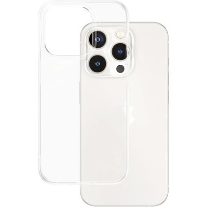 CARE by PanzerGlass Fashionable Transparent iPhone 15 Pro TPU (flexibel) Backcover - Transparent