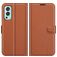 Mobigear Classic OnePlus Nord 2 Hülle Klapphülle Geldbörse - Braun