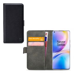 Mobilize Classic Gelly Wallet OnePlus 8 Pro Klapphülle Portemonnaie - Schwarz
