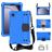 Mobigear HexStrap Samsung Galaxy Tab A9 (2023) EVA-Schaumstoff Backcover + Schultergurt - Blau