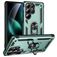 Mobigear Armor ring Samsung Galaxy S25 Ultra Hülle Hardcase Backcover Stoßfest mit Ringhalter - Grün
