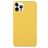 Mobigear Rubber Touch iPhone 15 Pro Silikon Hülle Backcover - Gelb