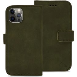 My Style Flex Wallet iPhone 12 Hülle Klapphülle Geldbörse - Forest Green