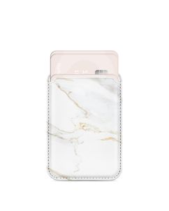 MIO Kartenetui - 3 Karten - MagSafe Kompatibel - White Marble
