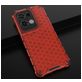 Mobigear Honeycomb OPPO Reno 8 Pro 5G Hülle Hardcase Backcover Stoßfest - Rot