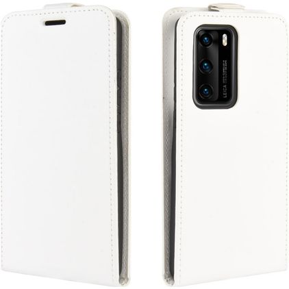 Mobigear Huawei P40 Hülle Flipcase - Weiß