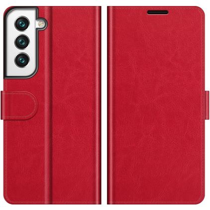 Mobigear Wallet Samsung Galaxy S22 Hülle Klapphülle Geldbörse - Rot